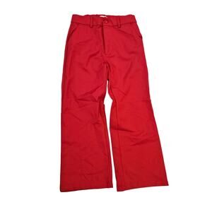 Show me your mumu dj red suiting crop pants womens medium bold workwear